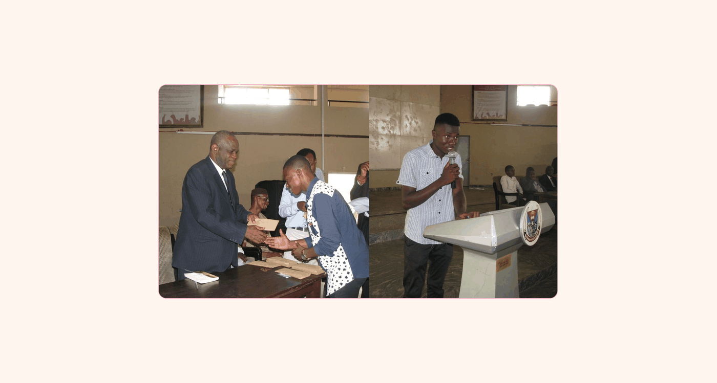 Scholarship ceremony at Federal University of Technology Akure