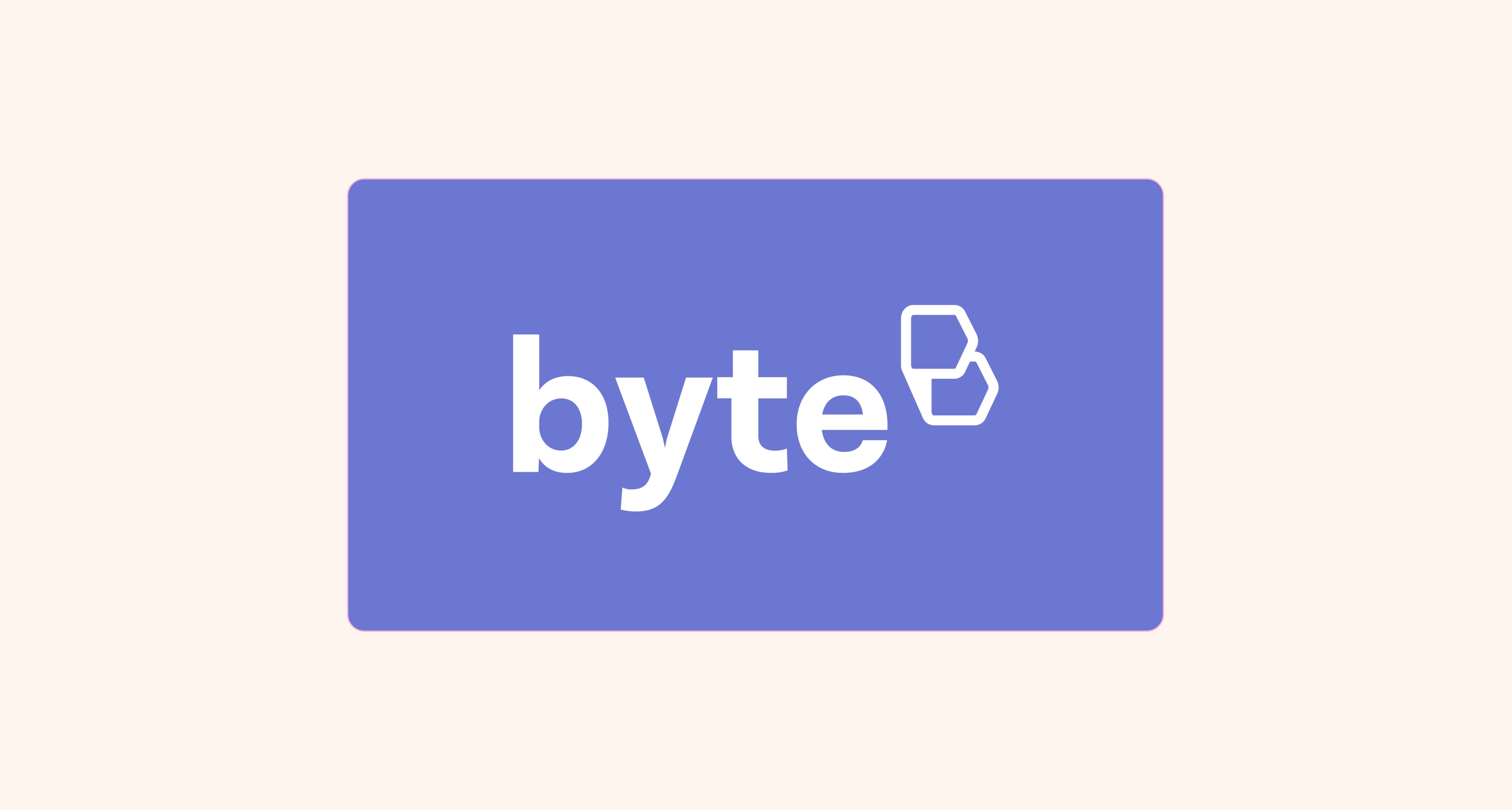 Byte brand identity logo
